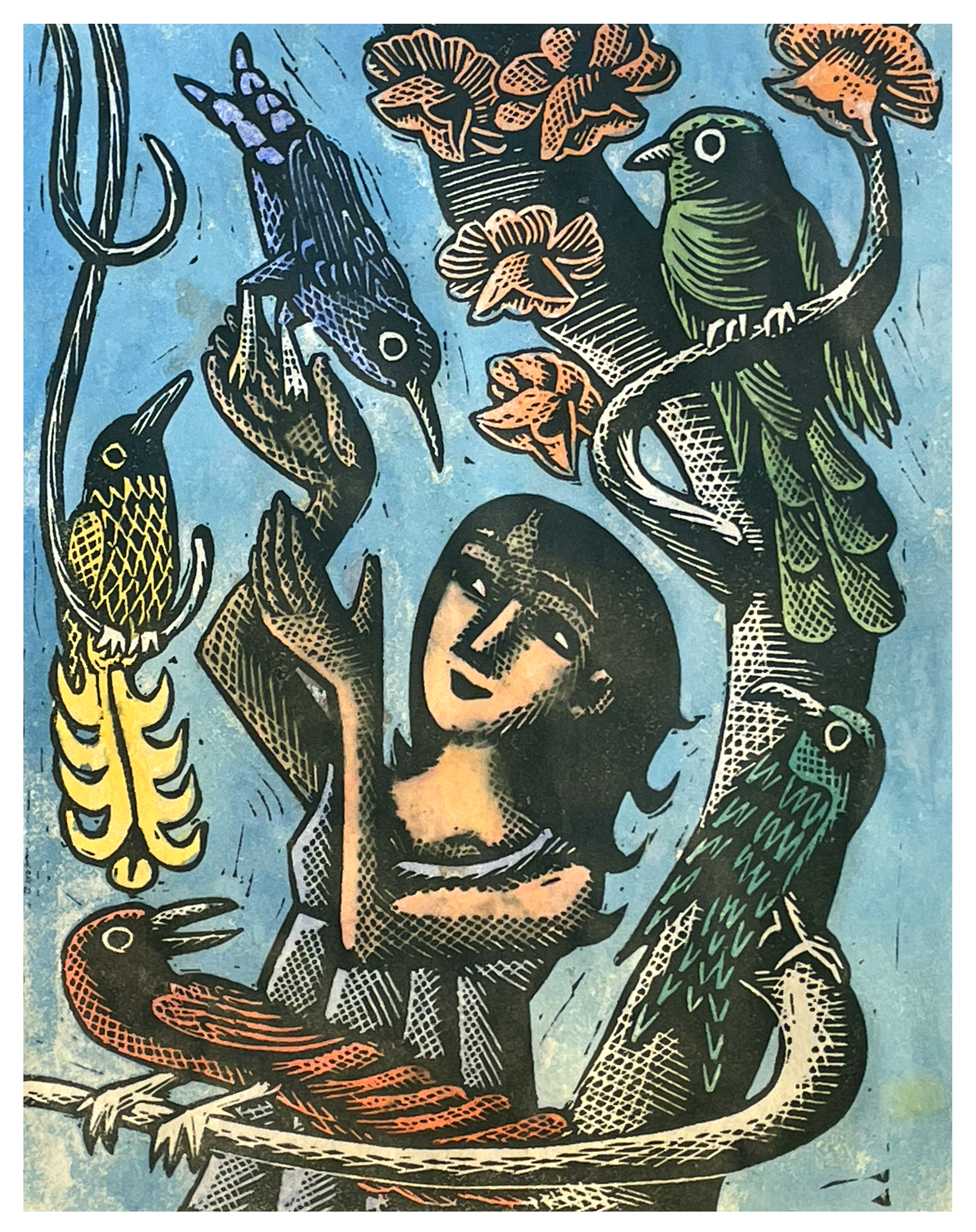 Artistic Journeys Through Linocuts and Nature – Ed Asher Briant